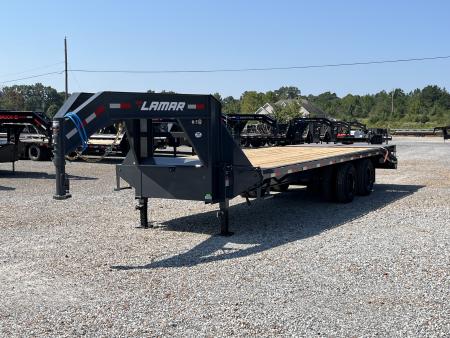New 2027 Lamar Gooseneck Trailer | 102" x 25' | 20K GVWR
