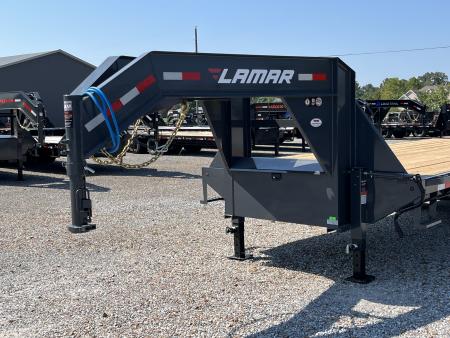 New 2027 Lamar Gooseneck Trailer | 102" x 25' | 20K GVWR