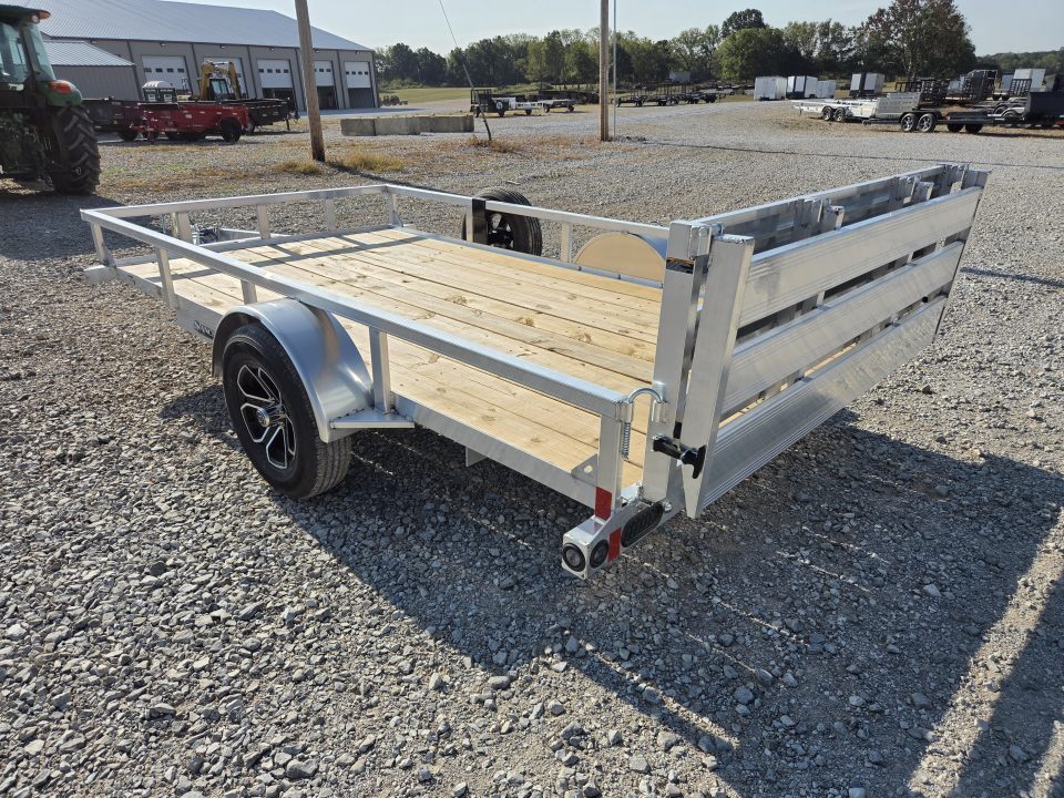 New 2027 Load Trail 77X12 SINGLE AXLE ALUMINUM UTILITY W/BI-FOLD GATE & SPARE
