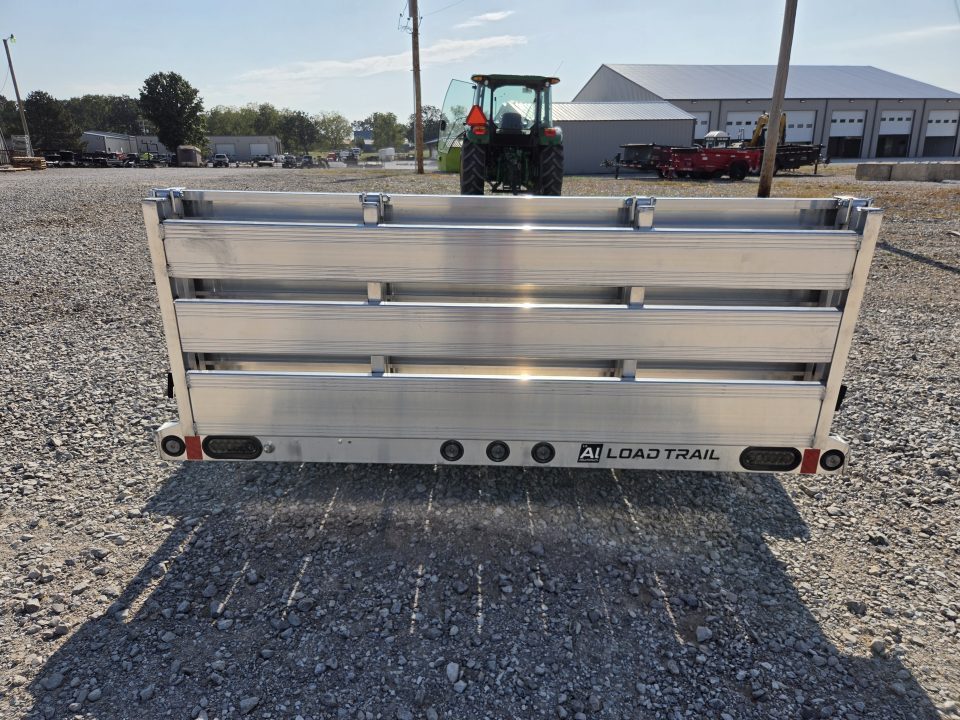 New 2027 Load Trail 77X12 SINGLE AXLE ALUMINUM UTILITY W/BI-FOLD GATE & SPARE