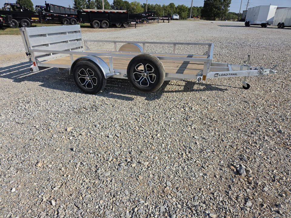 New 2027 Load Trail 77X12 SINGLE AXLE ALUMINUM UTILITY W/BI-FOLD GATE & SPARE