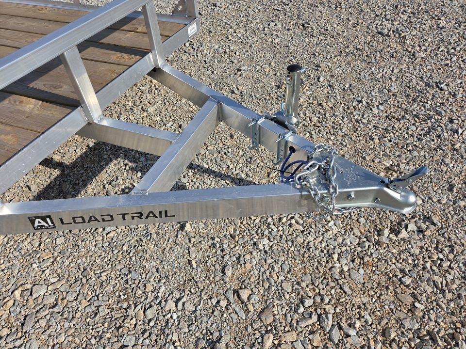 New 2027 Load Trail 77X12 SINGLE AXLE ALUMINUM UTILITY W/BI-FOLD GATE & SPARE
