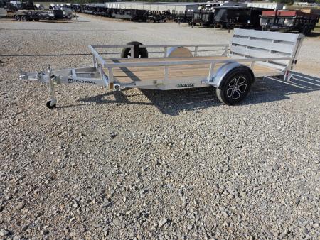 New 2027 Load Trail 77X12 SINGLE AXLE ALUMINUM UTILITY W/BI-FOLD GATE & SPARE
