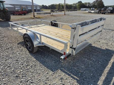 New 2027 Load Trail 77X12 SINGLE AXLE ALUMINUM UTILITY W/BI-FOLD GATE & SPARE