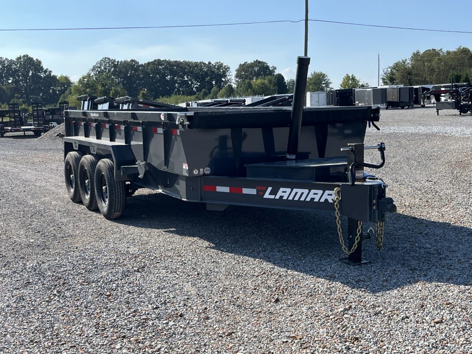 New 2027 Lamar Dump Trailer | 83" x 16' | 21K GVWR