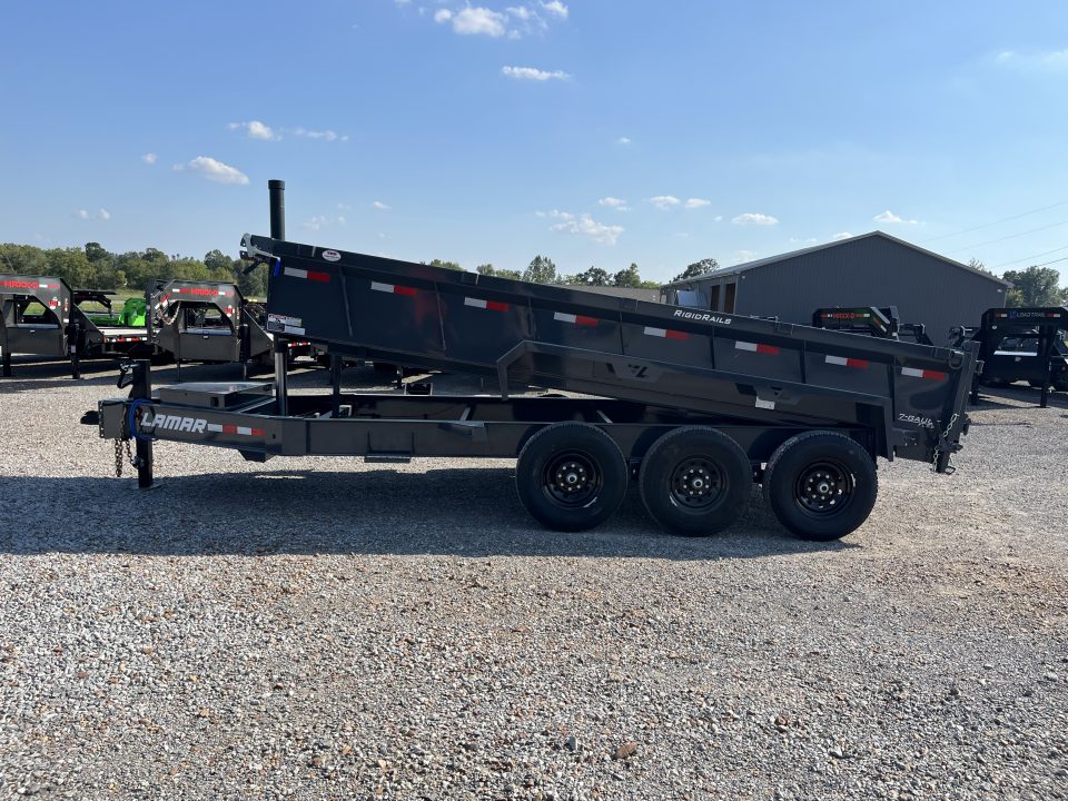 New 2027 Lamar Dump Trailer | 83" x 16' | 21K GVWR