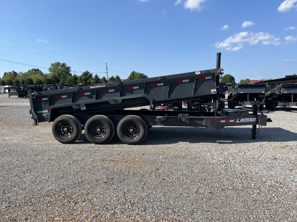 New 2027 Lamar Dump Trailer | 83" x 16' | 21K GVWR