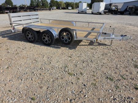 New 2027 Load Trail 83X14 TANDEM 7K ALUMINUM UTILITY W/BI-FOLD GATE & SPARE