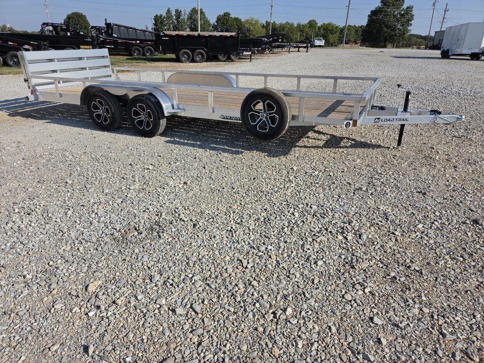 New 2027 Load Trail 83X20 TANDEM 7K ALUMINUM UTILITY W/BI-FOLD GATE & SPARE