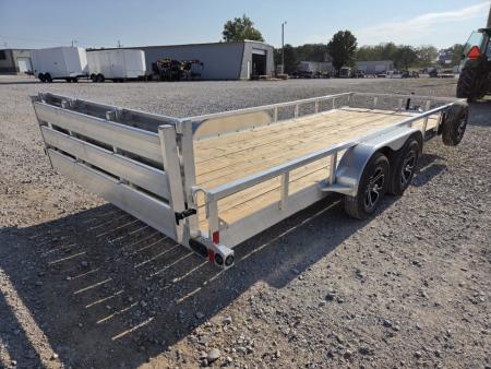 New 2027 Load Trail 83X20 TANDEM 7K ALUMINUM UTILITY W/BI-FOLD GATE & SPARE