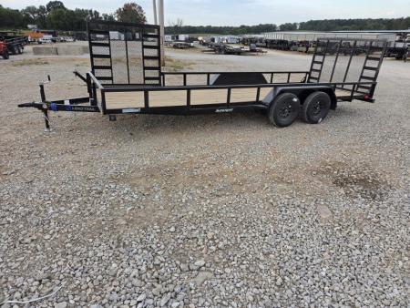 New 2026 Load Trail 83X20 TANDEM 7K TUBE TOP UTILITY W/SIDE GATE & 4' REAR GATE