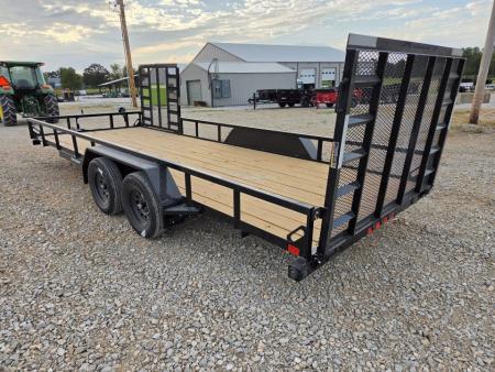 New 2026 Load Trail 83X20 TANDEM 7K TUBE TOP UTILITY W/SIDE GATE & 4' REAR GATE