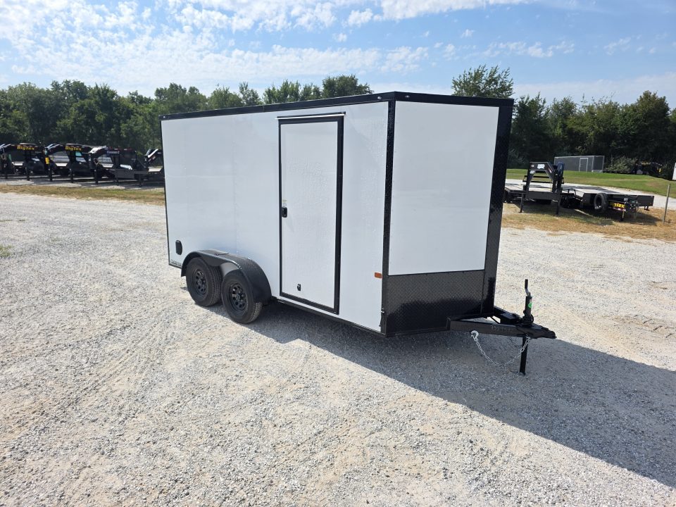 New 2027 Rock Solid Cargo 7x14 Tandem 7K Cargo w/ .080 Polycore, Aluminum Wheels, & 7' Interior Height Cargo / Enclosed Trailer
