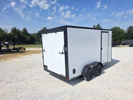 New 2027 Rock Solid Cargo 7x14 Tandem 7K Cargo w/ .080 Polycore, Aluminum Wheels, & 7' Interior Height Cargo / Enclosed Trailer