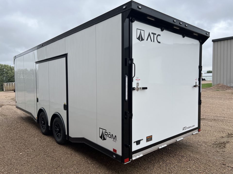 New 2027 ATC 24' RoM 400 Aluminum Carhauler Cargo / Enclosed Trailer