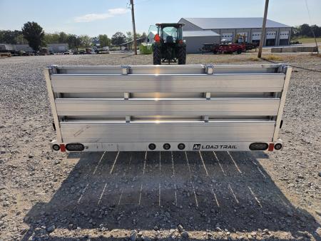 New 2027 Load Trail 83X14 SINGLE AXLE ALUMINUM UTILITY W/TUBE TOP WOOD FLOOR & BI-FOLD GATE