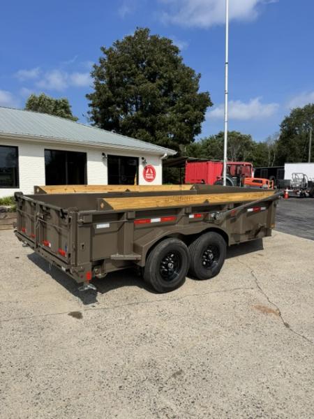 New 2027 Diamond C 82x14' Dump, 2' Sides, 3-Way Gate, Ramps LPT207