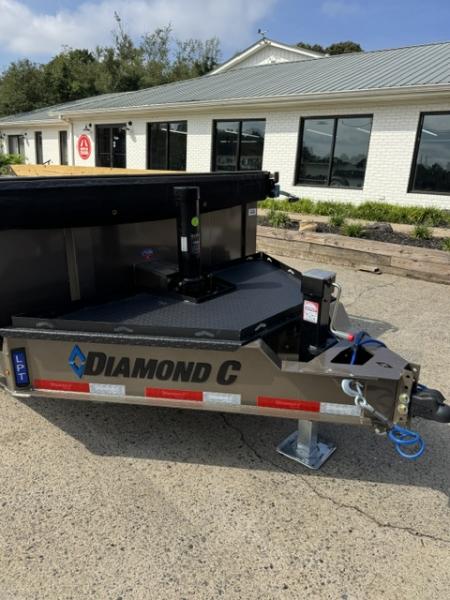 New 2027 Diamond C 82x14' Dump, 2' Sides, 3-Way Gate, Ramps LPT207