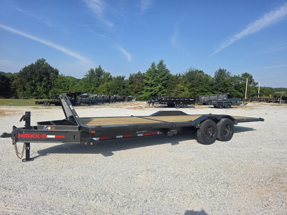 New 2027 MAXX-D 102 X 24 G9X TANDEM HD GRAVITY TILT W/ 8' STATIONARY & 16' TILT DECKS/ DRIVE OVER FENDERS