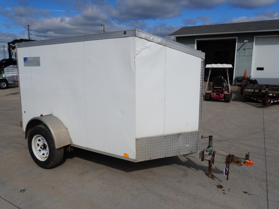 Used 2012 Ameralite 5x8ft Cargo / Enclosed Trailer