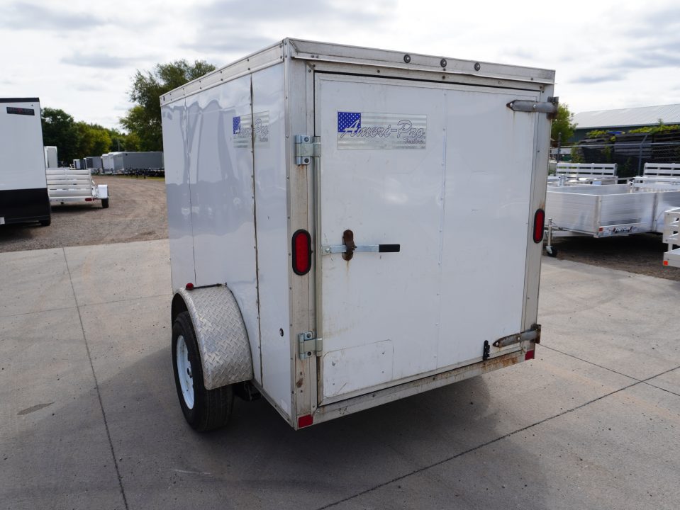 Used 2012 Ameralite 5x8ft Cargo / Enclosed Trailer