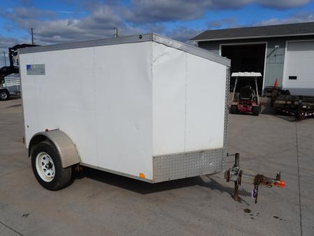 Used 2012 Ameralite 5x8ft Cargo / Enclosed Trailer