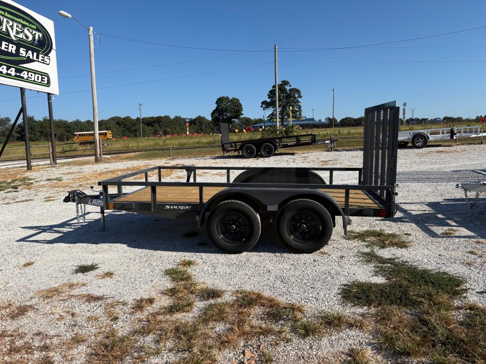 New 2027 Lamar 77X12 TANDEM 7K UTILITY W / 4FT RAMP GATE