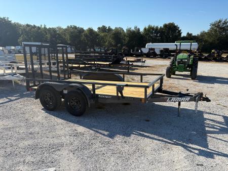 New 2027 Lamar 77X12 TANDEM 7K UTILITY W / 4FT RAMP GATE