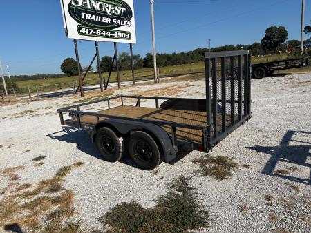 New 2027 Lamar 77X12 TANDEM 7K UTILITY W / 4FT RAMP GATE