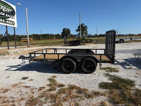 New 2027 Lamar 77X12 TANDEM 7K UTILITY W / 4FT RAMP GATE
