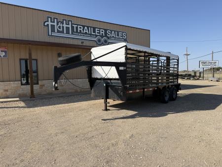 Used 2003 CM Trailers LIVESTOCK Stock / Stock Combo Trailer