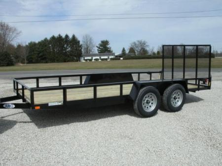New 2027 AMO 76 X 18 Landscape w/ Gate Utility Trailer