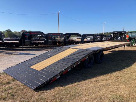 New 2027 MAXX-D 102X36 TANDEM 25.9K GN HYDROTAIL W/ STEEL RUNNERS, HYDROJACKS, LOAD LIGHTS & WIRELESS REMOTE Flatbed Trailer