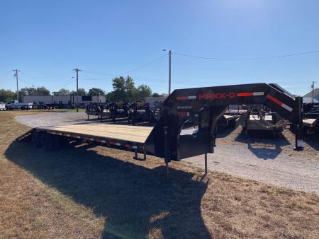 New 2027 MAXX-D 102X36 TANDEM 25.9K GN HYDROTAIL W/ STEEL RUNNERS, HYDROJACKS, LOAD LIGHTS & WIRELESS REMOTE Flatbed Trailer