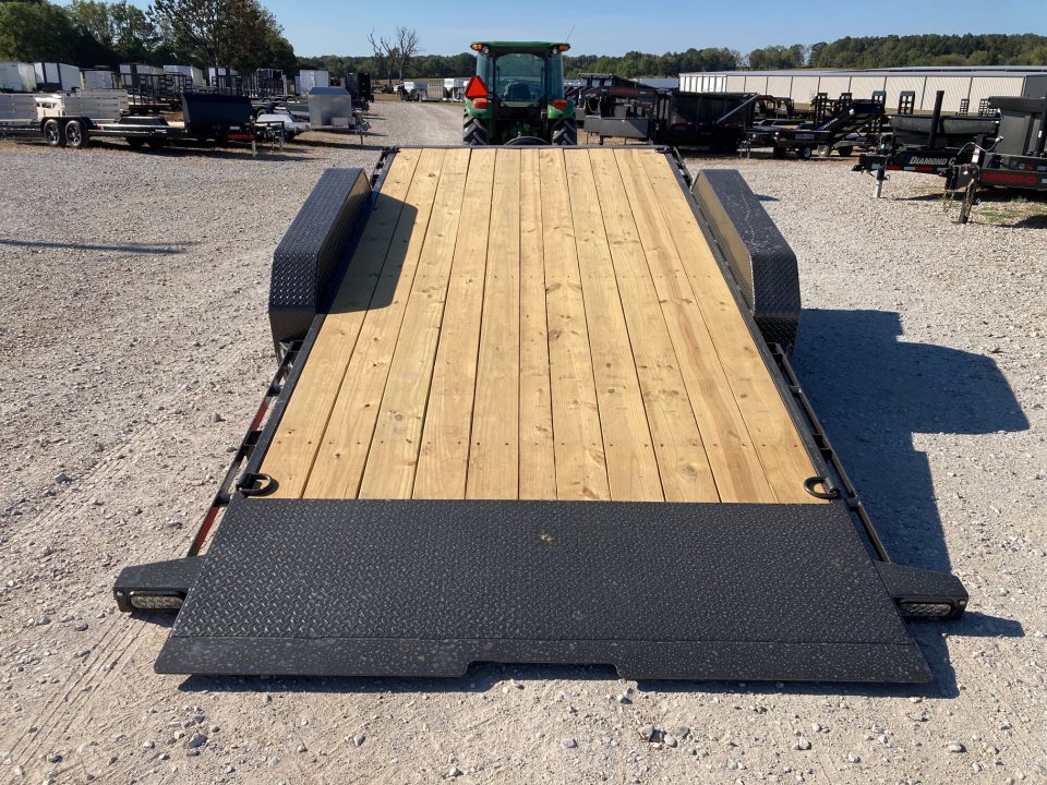 New 2027 MAXX-D 83X22 TANDEM 16K TILT W/ 6' STATIONARY DECK, 16' TILT DECK & TOOLBOX Tilt Trailer