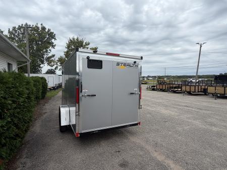 New 2027 Stealth Mustang 6 x 12 Enclosed Trailer w/ RAMP DOOR (Single) Cargo / Enclosed Trailer NEW MODEL - Screwless and Light Lid Roofing !!