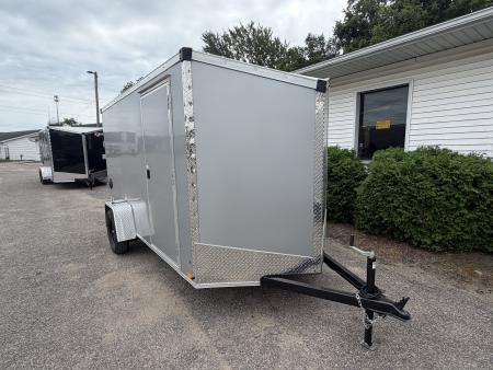 New 2027 Stealth Mustang 6 x 12 Enclosed Trailer w/ RAMP DOOR (Single) Cargo / Enclosed Trailer NEW MODEL - Screwless and Light Lid Roofing !!