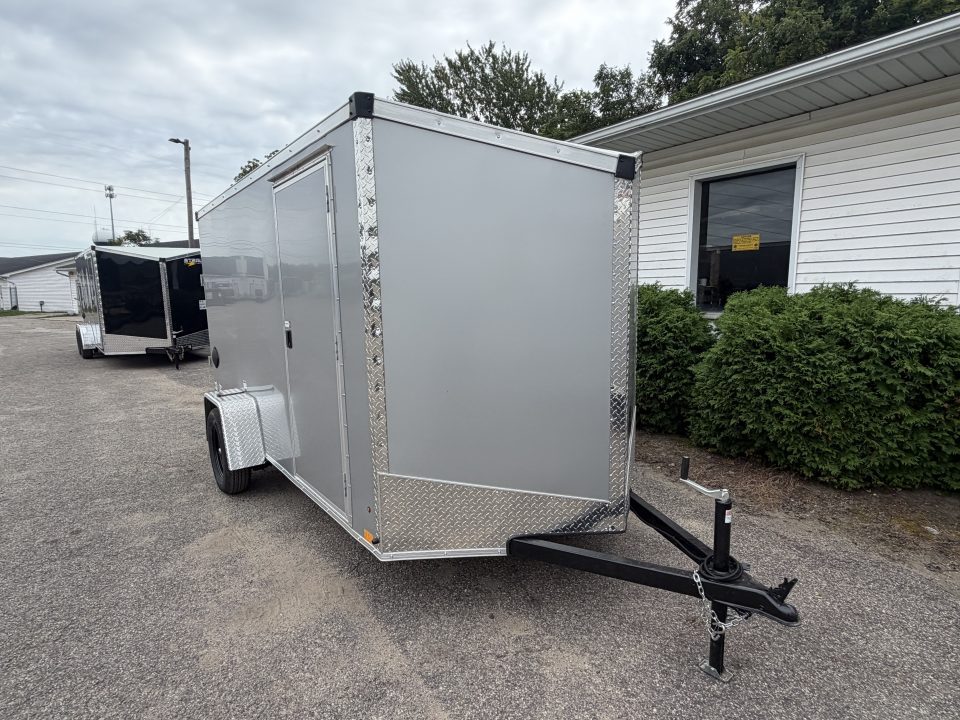 New 2027 Stealth Mustang 6 x 12 Enclosed Trailer w/ RAMP DOOR (Single) Cargo / Enclosed Trailer NEW MODEL - Screwless and Light Lid Roofing !!