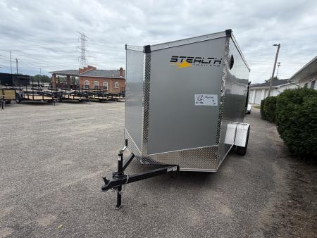 New 2027 Stealth Mustang 6 x 12 Enclosed Trailer w/ RAMP DOOR (Single) Cargo / Enclosed Trailer NEW MODEL - Screwless and Light Lid Roofing !!