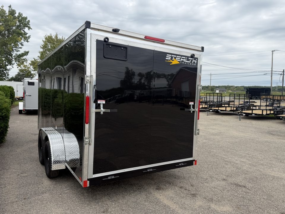 New 2027 Stealth 7 X 16 Cargo / Enclosed Trailer with Ramp and 6ft 6in interior Height LIGHT LID - Upgrade Monroe Location Only