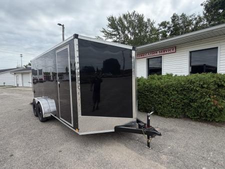 New 2027 Stealth 7 X 16 Cargo / Enclosed Trailer with Ramp and 6ft 6in interior Height LIGHT LID - Upgrade Monroe Location Only