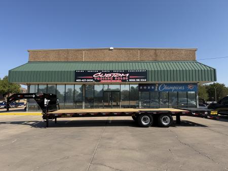 New #038625 2027 DIAMOND T DTF 30 X 102 DUAL TANDEM 20K GOOSENECK W/ MAXX RAMPS