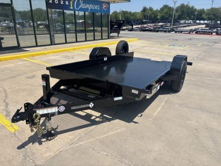 New #038765 2027 DIAMOND T SLT 14 X 79 SINGLE AXLE 7K SCISSOR LIFT TILT TRAILER W/ SPARE