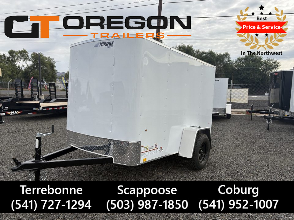 New 5x8 3k Mirage Enclosed Cargo