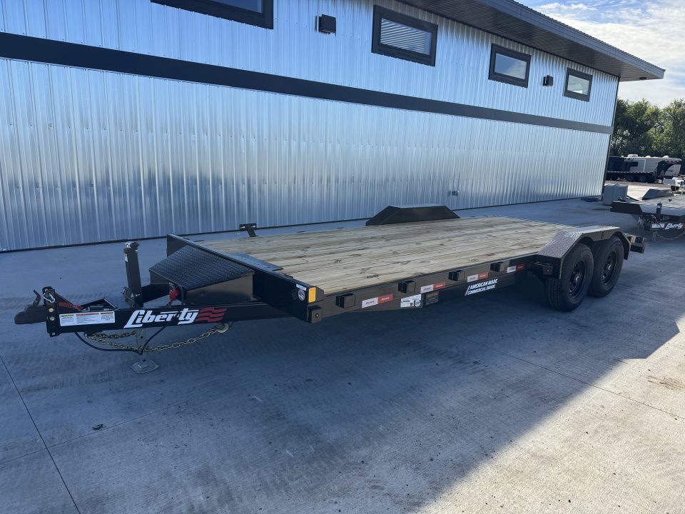 New 2020 LIBERTY LC10KA - 10K Angle Car Hauler 82" Wide Deck Equipment Trailer