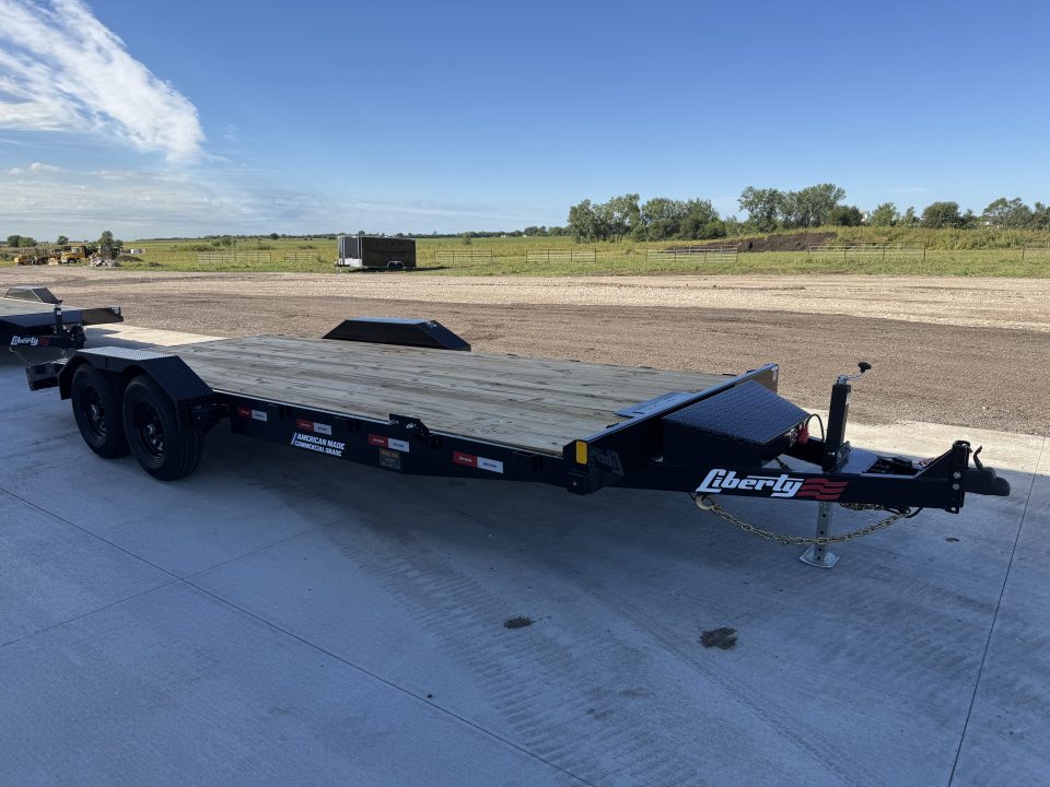 New 2020 LIBERTY LC10KA - 10K Angle Car Hauler 82" Wide Deck Equipment Trailer