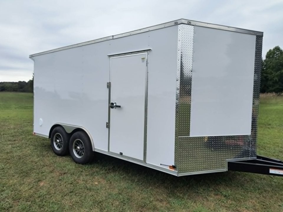 New 2027 Choice Cargo 8.5x16 10K Tandem Axle Enclosed Car Hauler Car / Racing Trailer