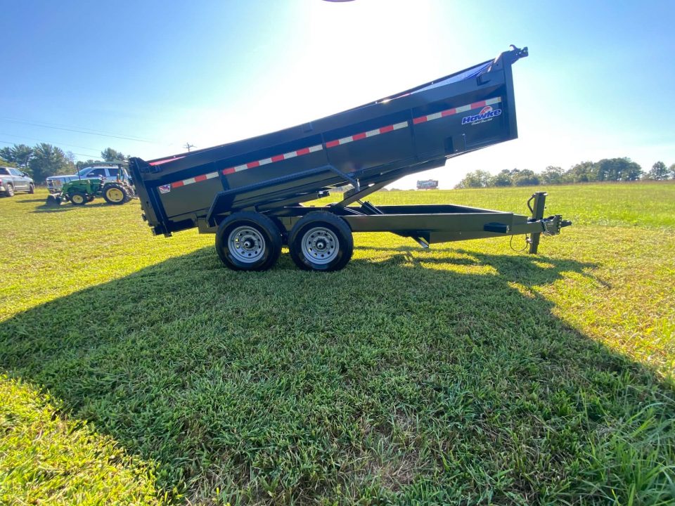New 2027 Hawke Trailers 7X14 14K Low Pro Dump Trailer
