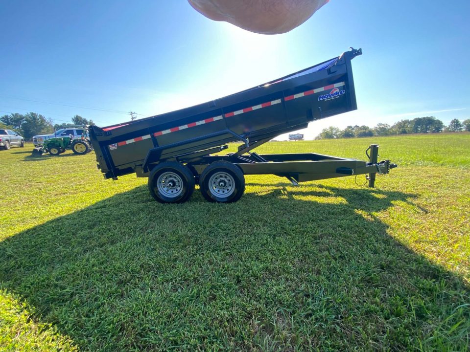 New 2027 Hawke Trailers 7X14 14K Low Pro Dump Trailer