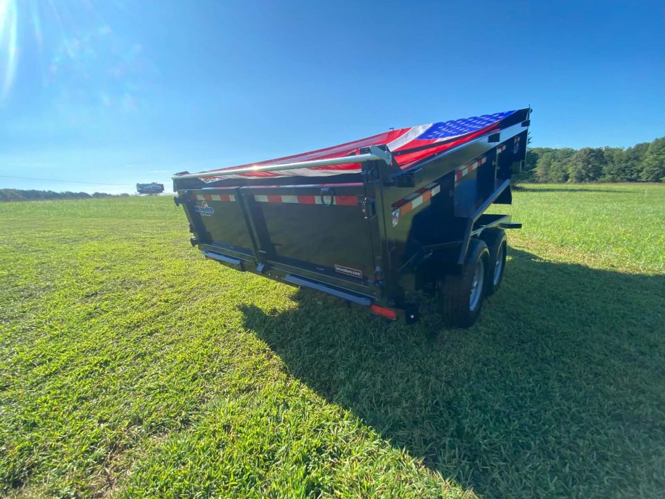 New 2027 Hawke Trailers 7X14 14K Low Pro Dump Trailer